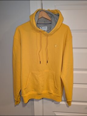 Champion Men’s Yellow Pullover Hoodie